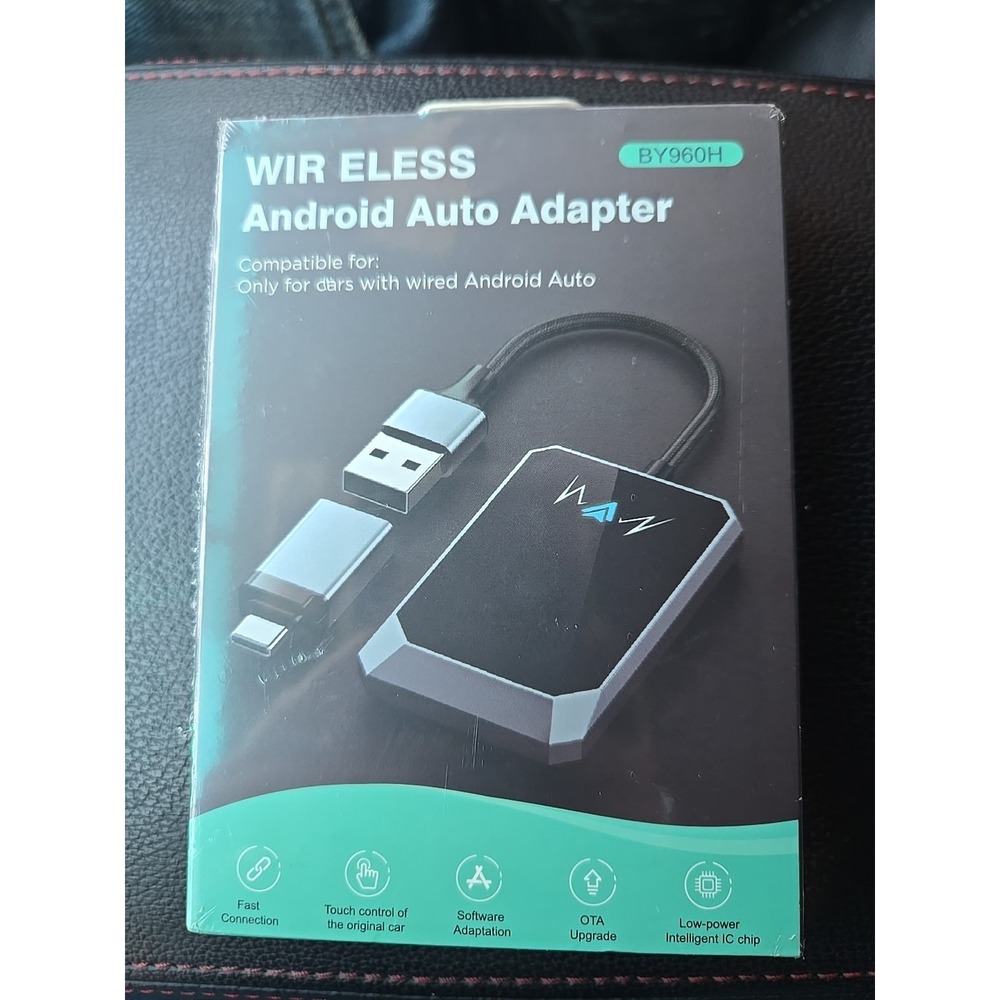 Wireless Android Auto Adapter, BY960H, New, Android 11 Or Later